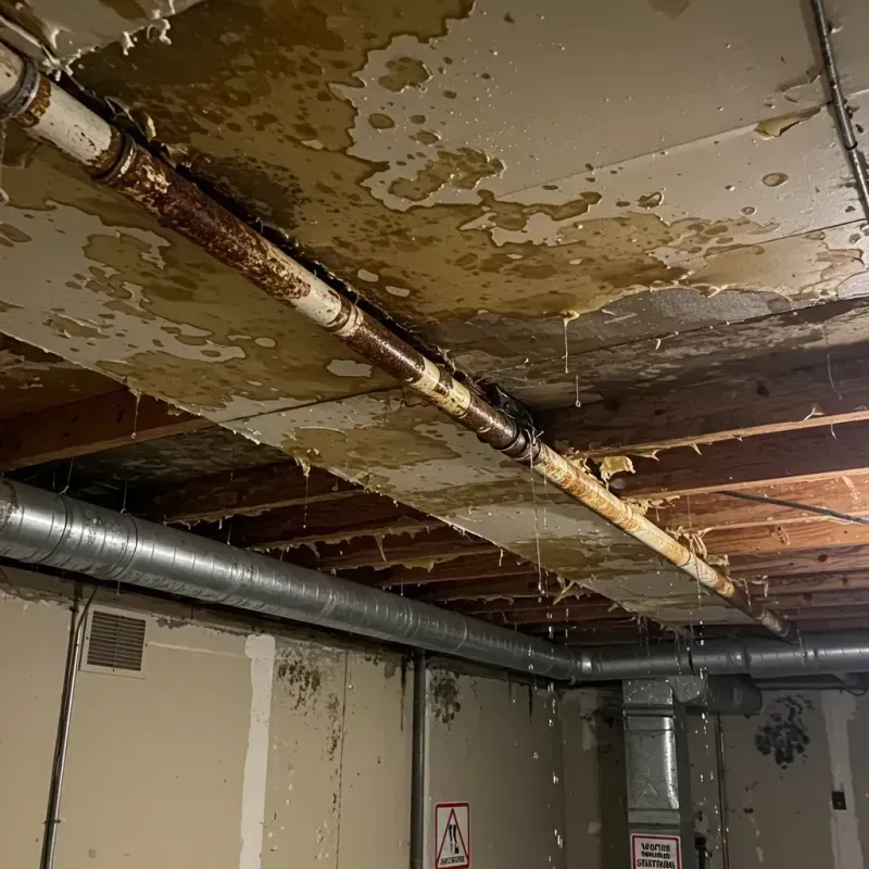 Ceiling Water Damage Repair in Rochelle, IL