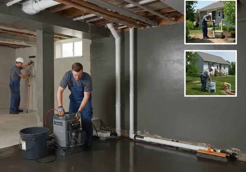 Basement Waterproofing and Flood Prevention process in Rochelle, IL